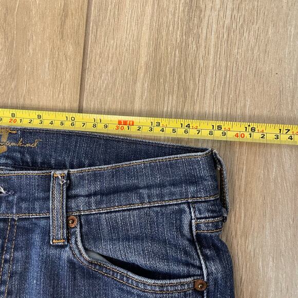 7 For All Mankind Bootcut Jeans Women’s 29 Made in USA Dark Wash Stretch Denim - Picture 7 of 12
